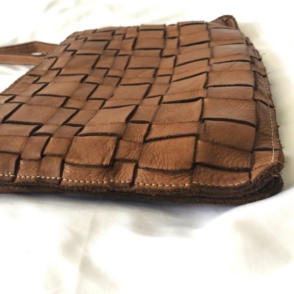 Costanza Rota Tan Woven Leather Cross Body - Picture 5 of 10